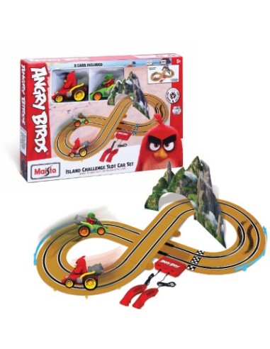 Angry Birds - Track island challenge slot car set GOL82505 Goliath | Futurartshop.com