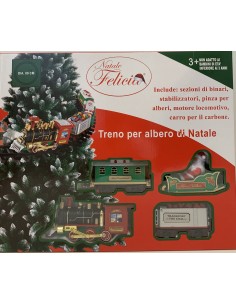 Train for christmas tree DEL0007242 Lima | Futurartshop.com