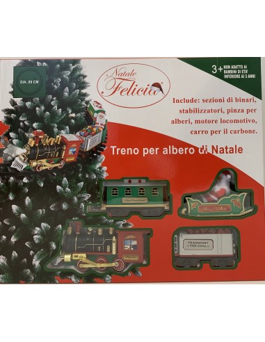 Treno per albero di natale DEL0007242 Lima | Futurartshop.com