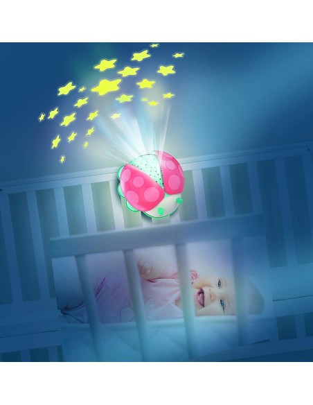 Projector Ladybug with lights and sounds CLE17265 Clementoni | Futurartshop.com