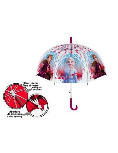 Frozen 2 - Umbrella manual transparent CORD99848 MC Coriex | Futurartshop.com