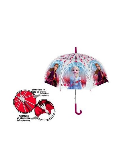Frozen 2 - Umbrella manual transparent CORD99848 MC Coriex | Futurartshop.com