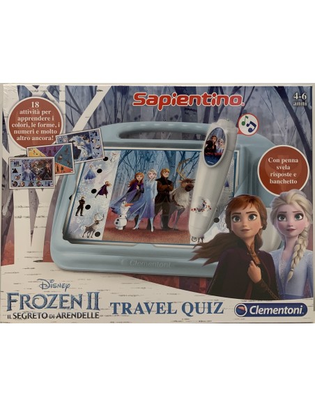 Sapientino Frozen 2 - Travel quiz CLE16186 Clementoni | Futurartshop.com