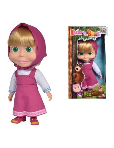 Masha and Bear Doll Masha flies into the air and laughs SIM109301074 Simba Toys | Futurartshop.com