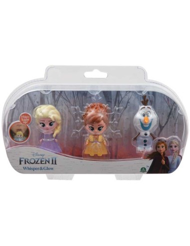 Frozen 2 - 3 personaggi Elsa Anna e Olaf Whisper e Glow GIOFRN75000 Giochi Preziosi | Futurartshop.com