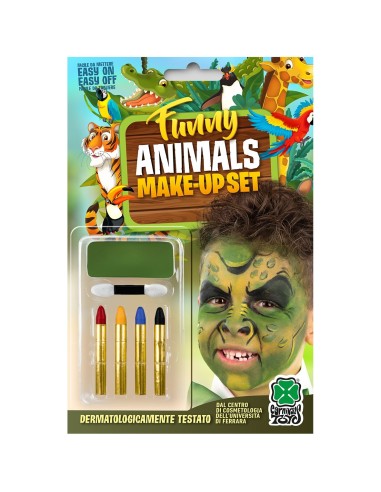 Foundation green with 4 colored pencils CAR09443 Carnival Toys | Futurartshop.com