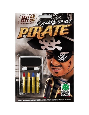Fondotinta nero con 4 matite colorate CAR09431 Carnival Toys | Futurartshop.com