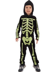Costume Tuta Scheletro verde 6-7 anni CAR68723 Carnival Toys | Futurartshop.com
