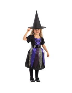 Costume Streghetta viola 6-7 anni CAR68770 Carnival Toys | Futurartshop.com