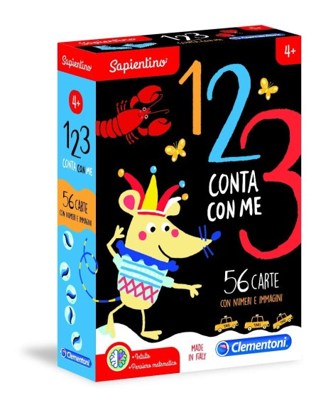 Sapentino - 1 2 3 Count with me CLE16134 Clementoni | Futurartshop.com