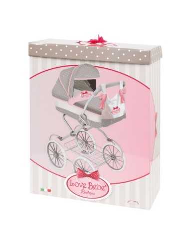 Love Bebè boutique carrozzina con borsetta GIORDF1606 Giochi Preziosi | Futurartshop.com