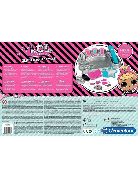 LoL Surprise - kit Gglitter HairStyles CLE18547 Clementoni | Futurartshop.com