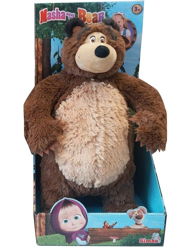 Masha and the Bear Plush Bear 40 cm SIM109301066 Simba Toys | Futurartshop.com