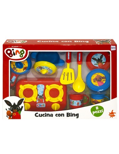 Bing - Fornello con 11 accessori TOY96003 Toys Garden | Futurartshop.com