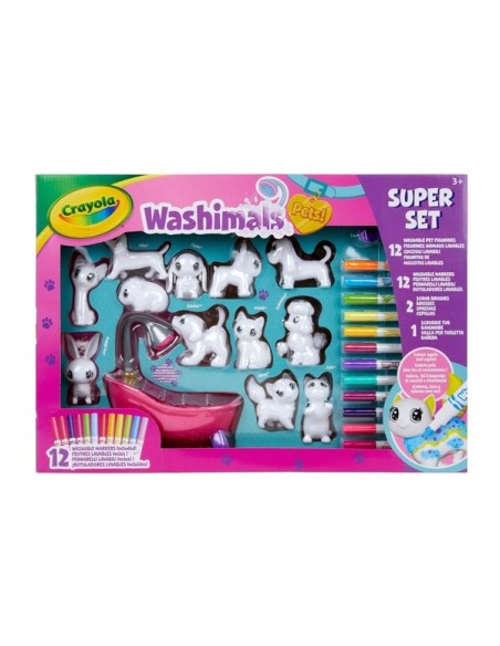 Washimals - Pets Super Set 12 puppies CRA74-7321 Crayola | Futurartshop.com