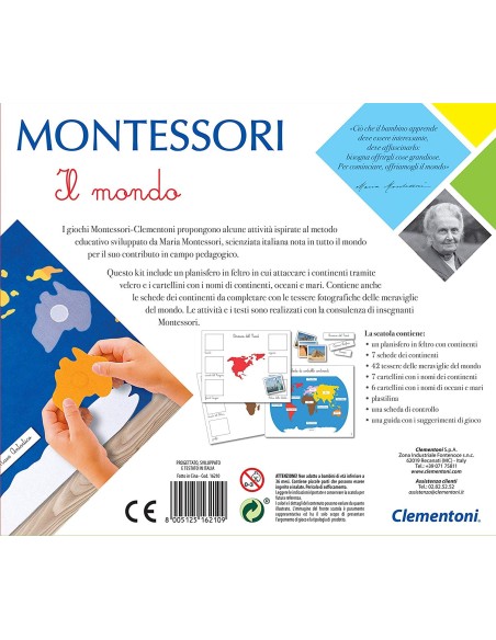 Montessori Il Mondo CLE16210 Clementoni | Futurartshop.com
