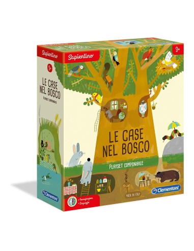 Sapientino Le Case nel bosco PlaySet componibile CLE16198 Clementoni | Futurartshop.com