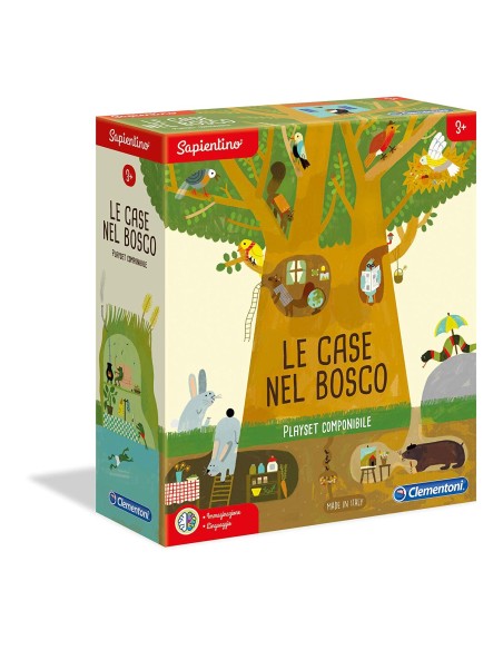 Sapientino Le Case nel bosco PlaySet componibile CLE16198 Clementoni | Futurartshop.com