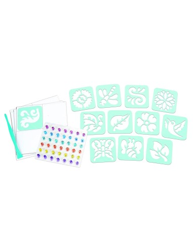 Glitter Dots Kit Stencil stickers CRA04-0802 Crayola | Futurartshop.com