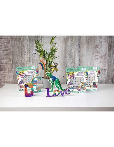 Glitter Dots Charging base the classic colors CRA04-0805 Crayola | Futurartshop.com
