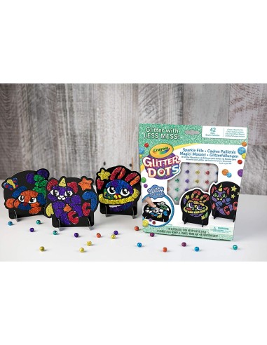 Glitter Dots Set of Magic mosaics CRA04-0801 Crayola | Futurartshop.com