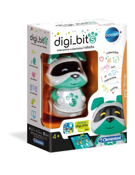 Pet-Bits Robot Dog interattivo CLE12099 Clementoni | Futurartshop.com