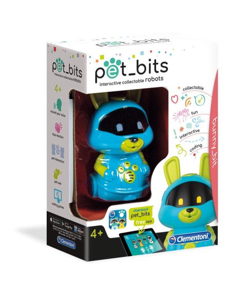 Pet-Bits Robot Bunny interactive CLE12096 Clementoni | Futurartshop.com