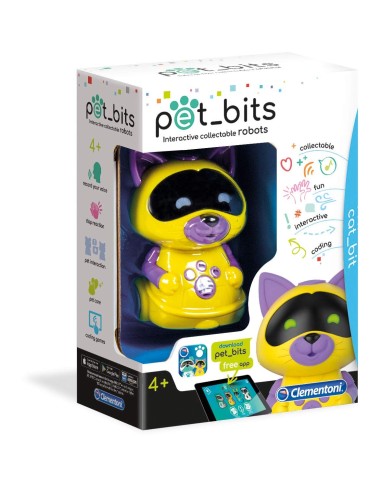 Pet-Bits Robot Cat interactive CLE12100 Clementoni | Futurartshop.com