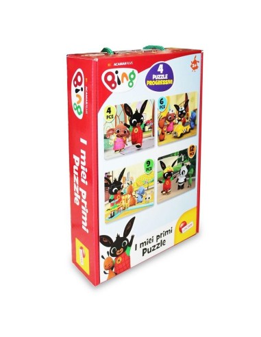 Bing - I miei primi puzzle con 4 puzzle progressivi LIS77939 Lisciani | Futurartshop.com