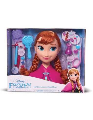 Frozen 2 - Testa deluxe di Anna styling head GIOFRN80000 Giochi Preziosi | Futurartshop.com