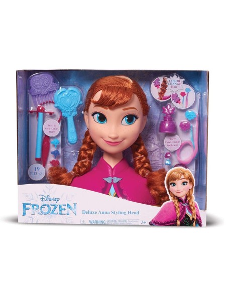 Frozen 2 - Testa deluxe di Anna styling head GIOFRN80000 Giochi Preziosi | Futurartshop.com