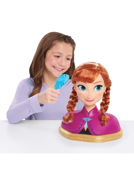 Frozen 2 - Testa deluxe di Anna styling head GIOFRN80000 Giochi Preziosi | Futurartshop.com