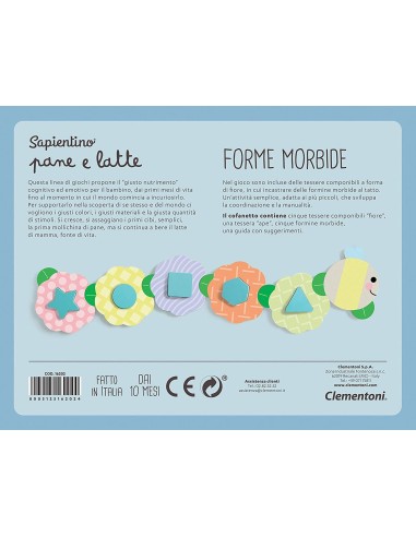 Sapientino Bread and Milk and soft shapes CLE16202 Clementoni | Futurartshop.com
