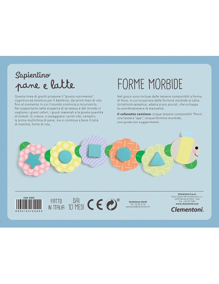 Sapientino Pane e Latte forme morbide CLE16202 Clementoni | Futurartshop.com