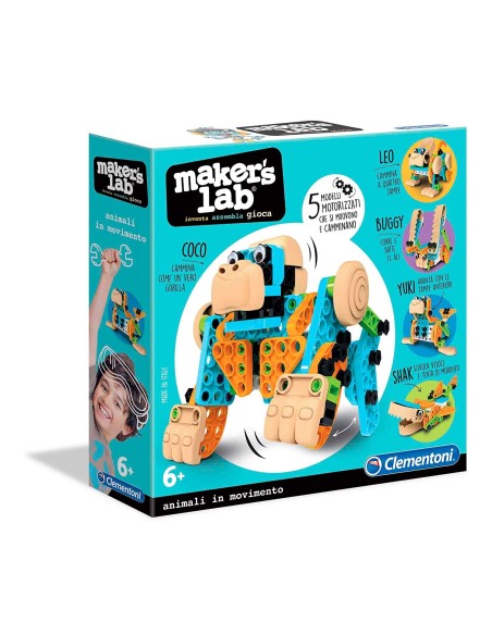 Maker's Lab Creatures, Animals in Motion CLE19098 Clementoni | Futurartshop.com
