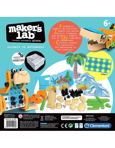 Maker's Lab Creatures Animali in Movimento CLE19098 Clementoni | Futurartshop.com