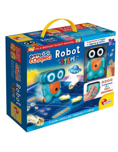I'm a Genius, Happy Coding Robot stem LIS77113 Lisciani | Futurartshop.com
