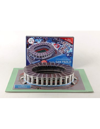 Puzzle 3D Nuovo Stadio San Paolo Napoli - pezzi in cartoncino fogli A4 LEV0003285 Giochi Preziosi | Futurartshop.com