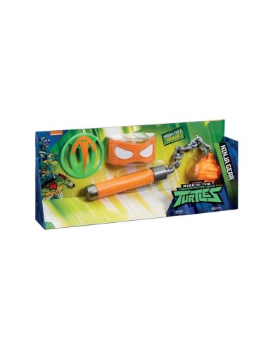 Ninja turtles the rise of the TMNT set mask weapon Michelangelo GIOTUAB4001/4 Giochi Preziosi | Futurartshop.com