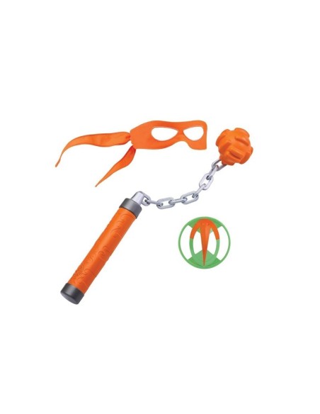 Ninja turtles the rise of the TMNT set mask weapon Michelangelo GIOTUAB4001/4 Giochi Preziosi | Futurartshop.com