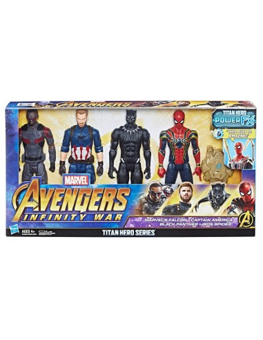 Avengers Titan 4 Characters and a Power Fx TOYE2326EW10 Hasbro | Futurartshop.com