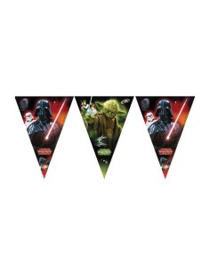 Star Wars - Festone bandierine triangolari STE5PR84399 New Bama Party | Futurartshop.com