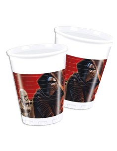 Star Wars - 8 bicchieri in plastica il risveglio della forza STE5PR86213 New Bama Party | Futurartshop.com