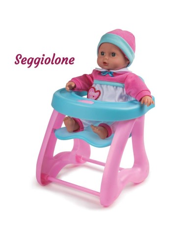Amore Mio Seggiolone con bambola e accessori GRAGG-71192 Grandi giochi | Futurartshop.com