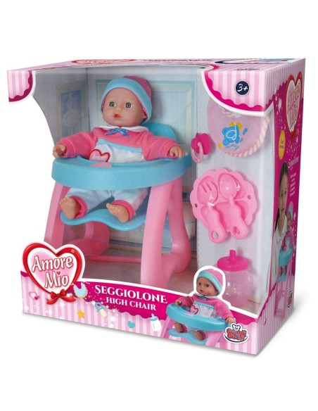 Amore Mio Seggiolone con bambola e accessori GRAGG-71192 Grandi giochi | Futurartshop.com