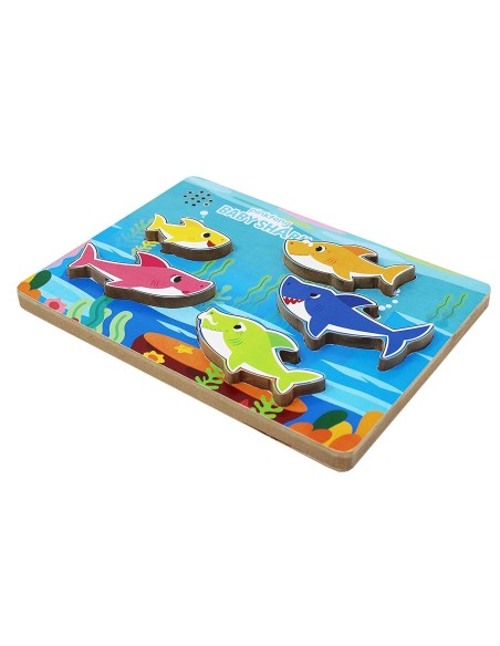 Baby Shark Puzzle musicale in legno SPI6054918 Spin master | Futurartshop.com
