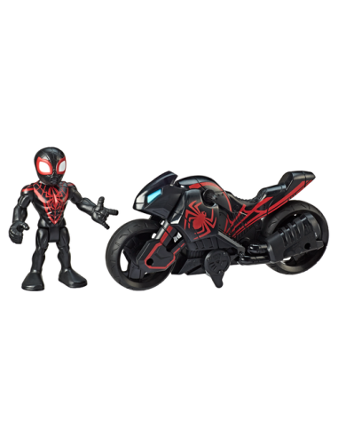 Playskool Marvel Super Hero Adventures moto con kid Arachnid HASE6225EU40/E6261 Hasbro | Futurartshop.com