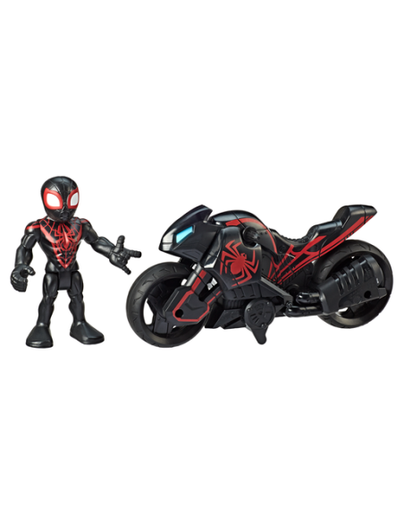 Playskool Marvel Super Hero Adventures moto con kid Arachnid HASE6225EU40/E6261 Hasbro | Futurartshop.com