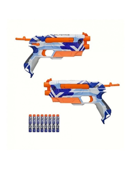 Nerf N-Strike Elite Splitstrike 2 Blaster with 8 darts TOYC3135EU50 Hasbro | Futurartshop.com