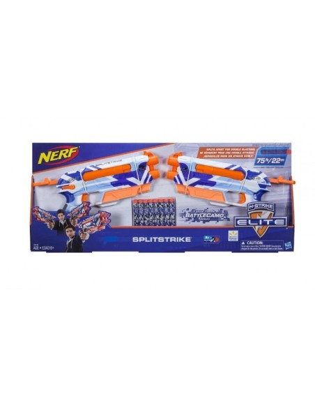 Nerf N-Strike Elite Splitstrike 2 Blaster con 8 dardi TOYC3135EU50 Hasbro | Futurartshop.com